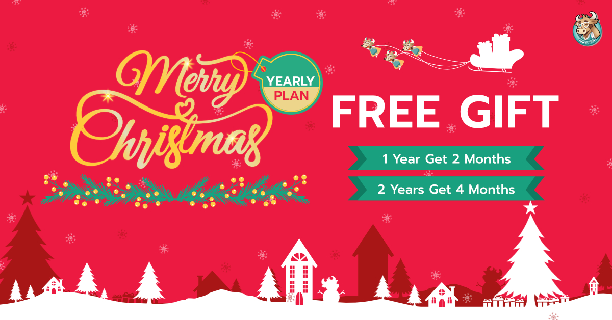 Celebrate the Christmas season with a great December promotion to end