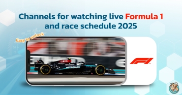 Channels for watching live Formula 1 and race schedule 2025